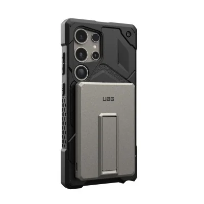 Ultra-Slim 5000mAh MagSafe Power Bank with Stand by UAG &ndash; Titanium
